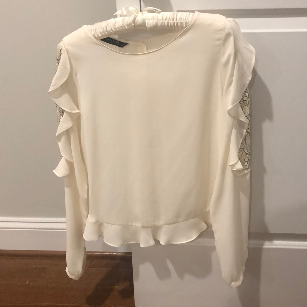 ZARA blouse - button back